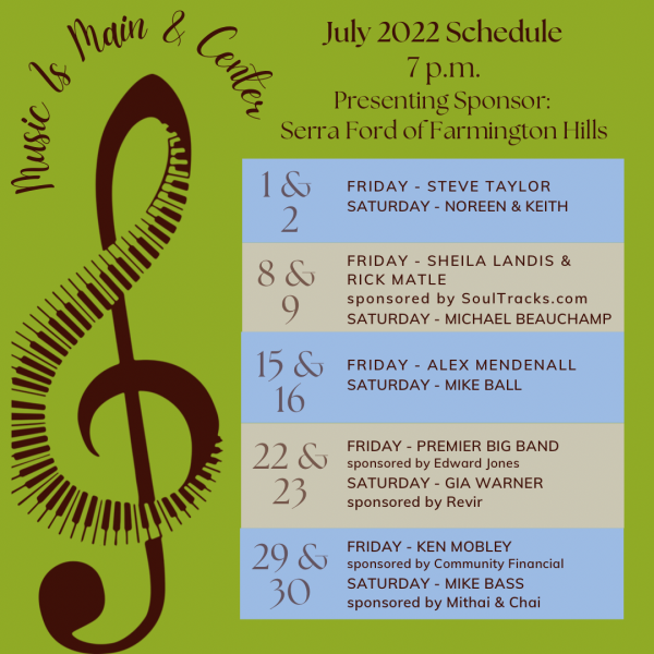 Summer Concerts Northville DDA