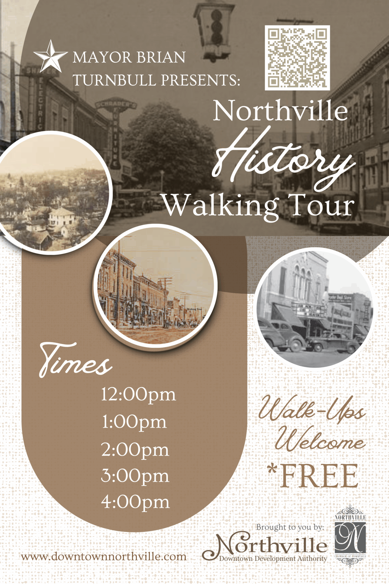Northville History Walking Tour, free, various times available.