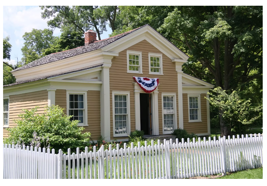 Photo of the Hunter House at Mill Race Village