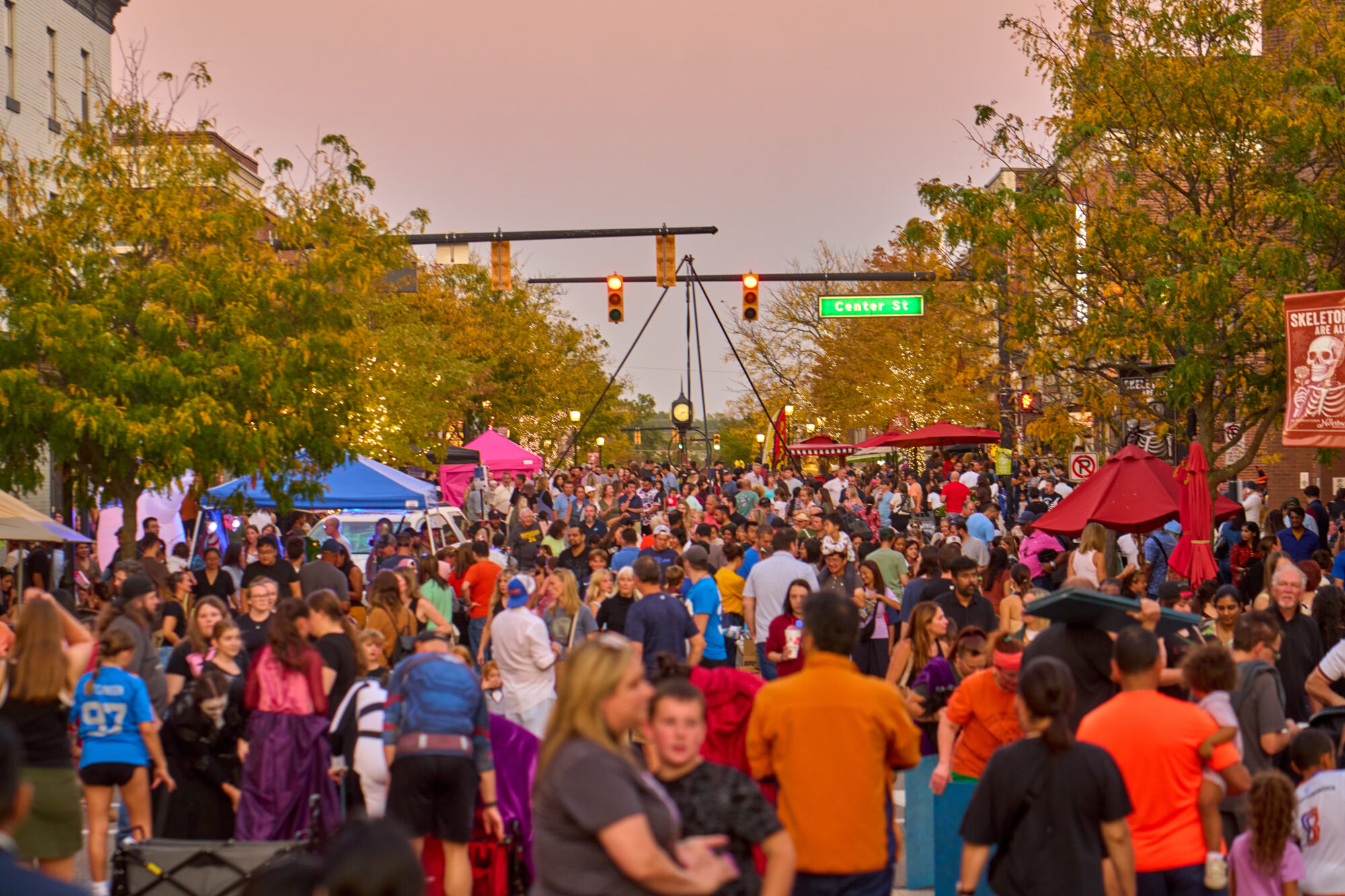 October gathering in Downtown Northville